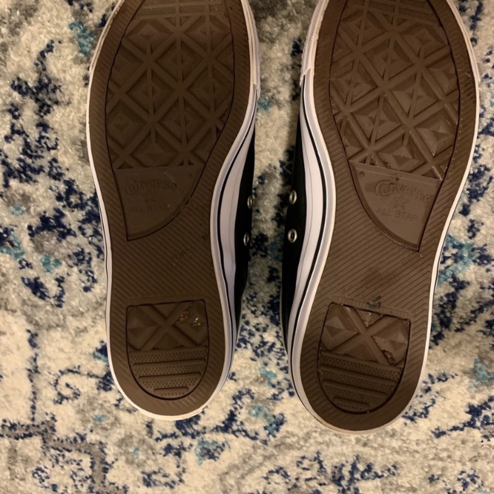 All leather converse worn twice